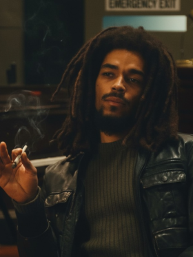 One Love Black Leather Jacket