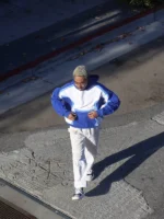 Puff Print Blues Hoodie for men and women