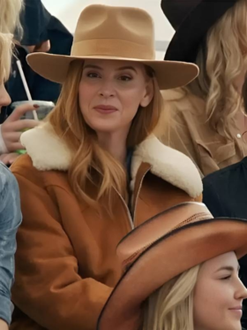 Sarah Rafferty Shearling Jacket