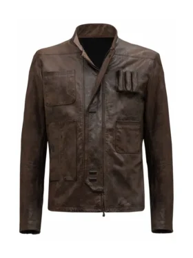 Star Wars TFA Han Solo Leather Jacket