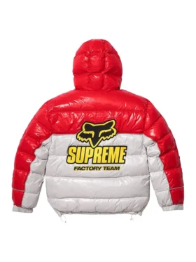 Supreme Fox Racing Shiny Down Puffer Jacket