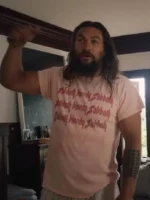 TV Series On The Roam 2024 Jason Momoa Pink Shirt