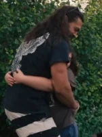 TV Series On the Roam 2024 Jason Momoa Eagle Black T-Shirt