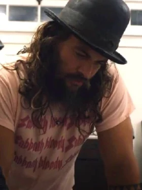 TV Series On the Roam 2024 Jason Momoa Sabbath Bloody Sabbath Pink Shirt