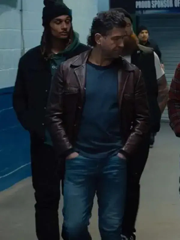 Ted Hitchcock Shoresy Brown Leather Coat Ted Hitchcock Shoresy Brown Leather Coat