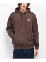 brown nike jacket zip up