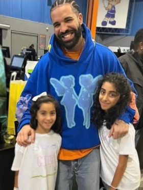 drake in a hoodie