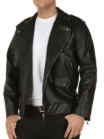 grease leather jacket