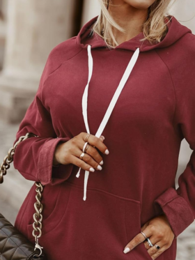 warmy sweatshirt in red color