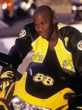yellow and black leather jacket from biker boyz