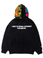 CR7 Bape shark full zip hoodie styled for streetwear fans with sharp shark hood and comfy fit