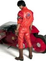 Capsule Akira Kaneda Red Manga Real Leather Jacket for Men