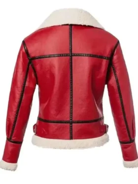 Christmas-Red-Real-Leather-Jacket-for-Women
