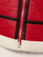 Christmas-Womens-Real-Red-Leather-Jacket