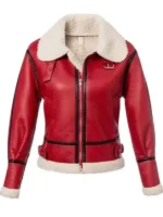 Womens-Red-Real-Leather-Jacket