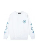Chrome Hearts Blue Logo Crewneck Sweatshirt