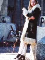 Lisa Rowe Girl Interrupted Angelina Jolie Brown Jacket