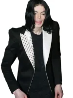Michael-Jackson-Payday-Black-and-White-Studded-Blazer-On-Sale