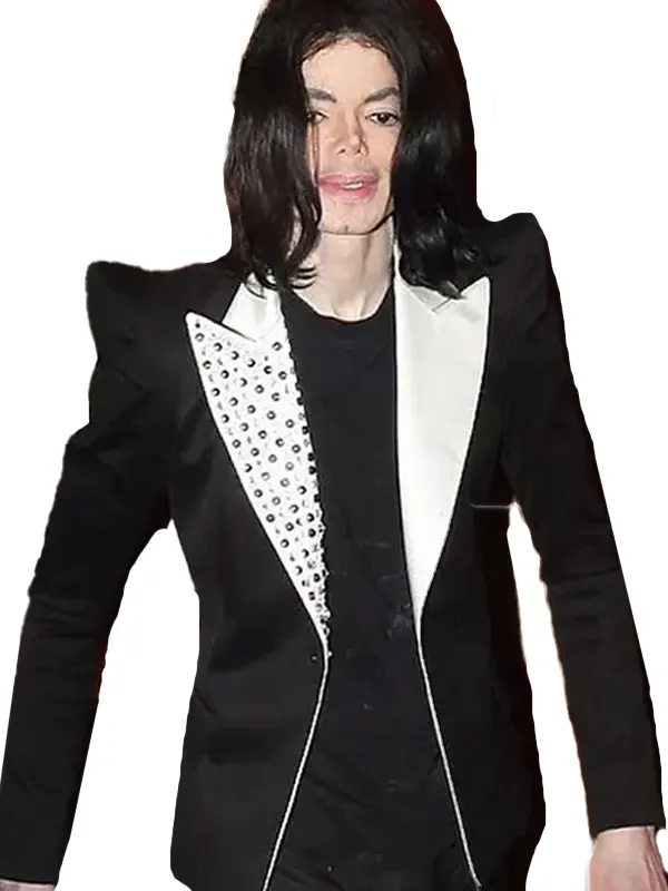 Michael-Jackson-Payday-Black-and-White-Studded-Blazer