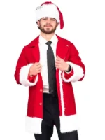 National Lampoons Clark Griswold Christmas Vacation Costume in red color
