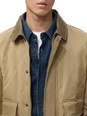 Quilted barn jacket