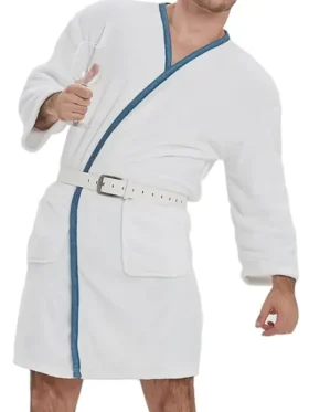 Shop Christmas Vacation Cousin Eddie White Bathrobe on Sale