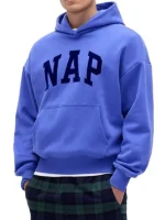 gap-sweatshirt-blue-nap-logo-hoodie-for-men-and-women