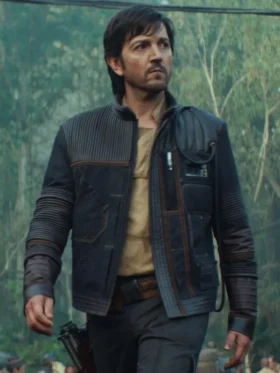 Diego Luna Andor S02 Leather Jacket