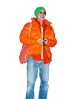 Brad Pitt Wolfs puffer coat