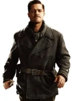 Brad Pitt brown wool coat