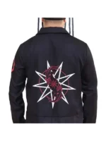 Slipknot Corey Taylor Black Cotton Jacket, snap tab collar