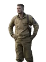 Fury movie khaki jacket