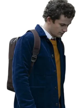 Eli Brown Gossip Girl Blue Corduroy Jacket