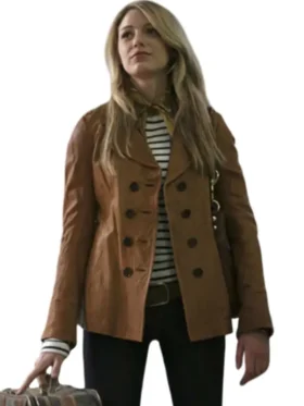 Blake Lively Brown Gossip Girl 2021 Leather Jacket