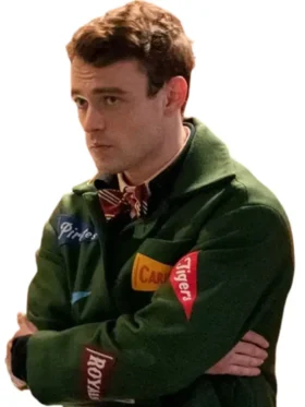 Thomas Doherty Tv Series Gossip Girl Green Patches Jacket