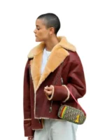 Julien Calloway Gossip Girl Tv Series Shearling Jacket