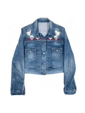 TV Series Yellowstone Monica Dutton Denim Jacket