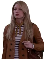Blake Lively Brown Gossip Girl 2021 Leather Jacket