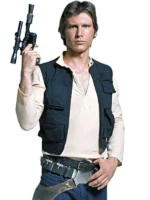 Harrison Ford Star Wars Return of the Jedi Han Solo Black Cotton Vest