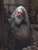 Mark Boone Junior Star Wars The Mandalorian S01 Ranzar Malk Brown Leather Vest