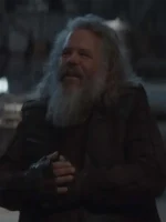 Mark Boone Junior Star Wars The Mandalorian S01 Ranzar Malk Brown Leather Vest