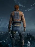 Star Wars Jedi Survivor Cal Kestis Brown Bomber Leather Jacket