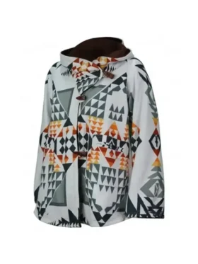 Beth Dutton Yellowstone Kelly Reilly White Poncho Coat