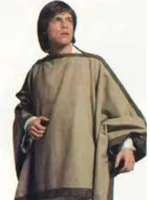 Luke Skywalker sandy brown desert poncho inspired by the film A New Hope.