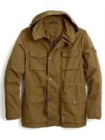 Aasif Mandvi Brown Jacket, Ben Shakir's signature style