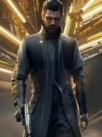 Adam Jensen Black Nylon Coat, Deus Ex Mankind Divided