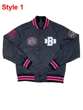 Black Bottle Boy Jacket, premium black color