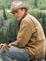 Left side profile of the Ennis Del Mar Brokeback Mountain jacket.