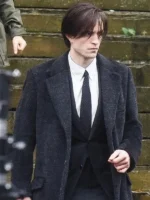 Bruce Wayne Coat, The Batman 2022, black wool