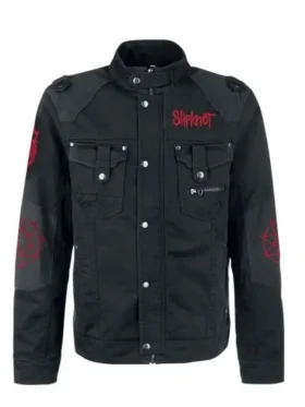 Corey Taylor Jacket, black cotton, musician outerwear